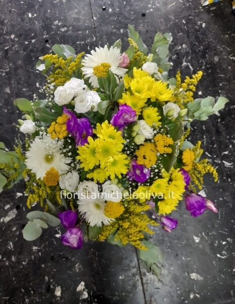 Bouquet con brillantini
