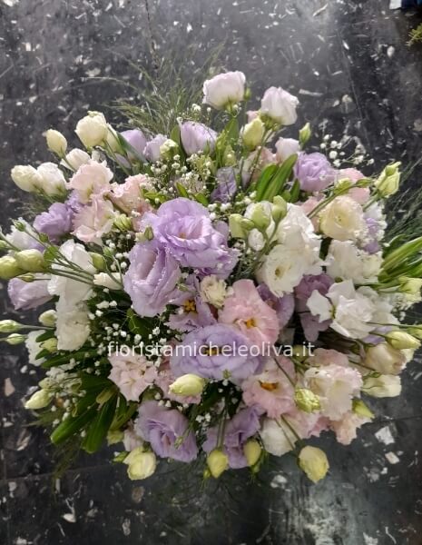 Bouquet di lisiantus orientali
