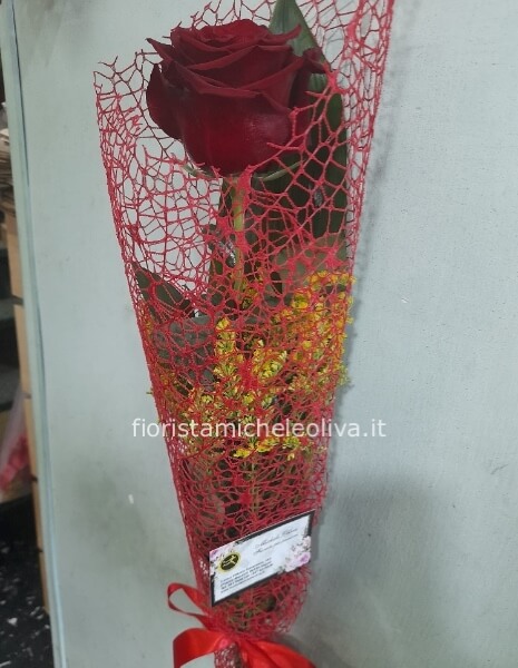 Rosa singola confezionata