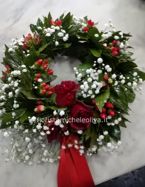 Coroncina per laurea lavorata