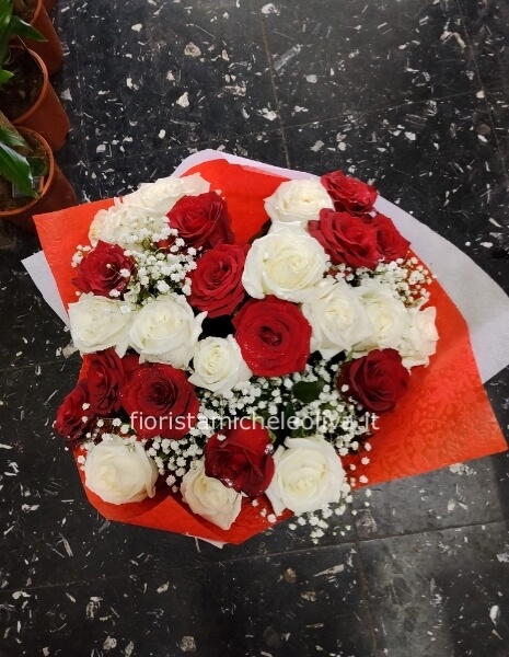 Bigioux bouquet di 20 rose