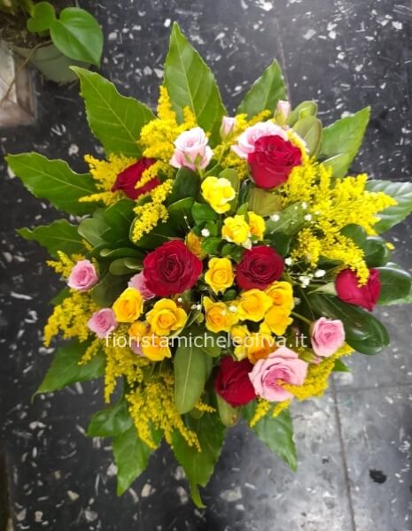 Bouquet magico amore rose miste
